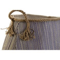 DKD Home Decor Košara DKD Home Decor 40 x 40 x 45 cm iz naravnih vlaken (2 enoti)