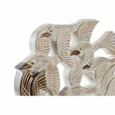 DKD Home Decor Dekorativna slika DKD Home Decor Beige Iron Birds (38 x 11,5 x 54 cm)