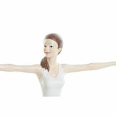 NEW Okrasna Figura DKD Home Decor 24 x 6,5 x 19,5 cm Scandi Roza Yoga