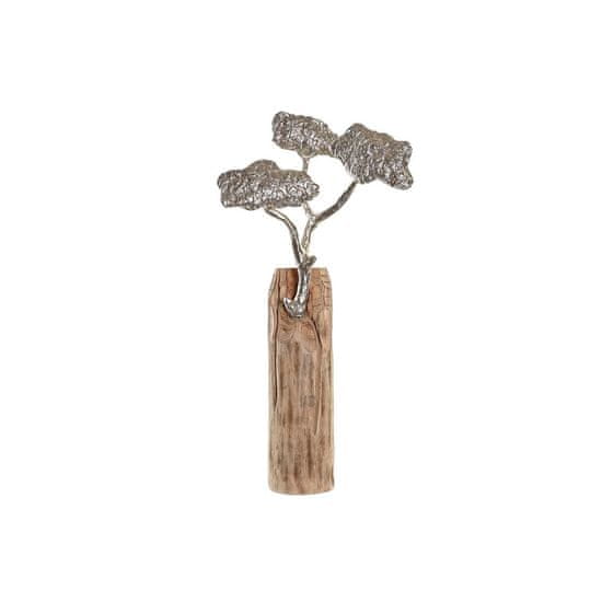 DKD Home Decor Dekorativna figura DKD Home Decor deblo srebrno drevo rjav aluminij kolonialni mango les (26 x 11 x 51 cm)