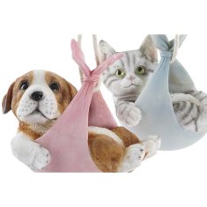 DKD Home Decor Dekorativna figura DKD Home Decor Multicolor Dog 18 x 12,5 x 16 cm (4 enote)