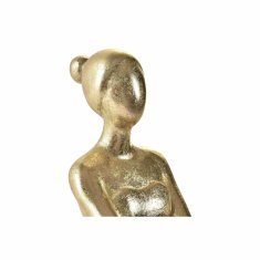 DKD Home Decor Dekorativna figura DKD Home Decor Balerina Zlata smola Temno siva (21,5 x 23 x 32 cm)