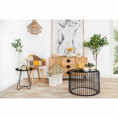 DKD Home Decor Drevo DKD Home Decor Citronsko drevo Poliester (74 x 74 x 150 cm)