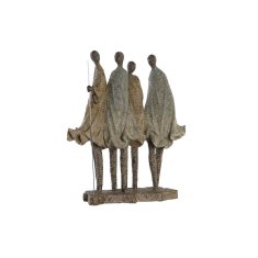 DKD Home Decor Dekorativna figura DKD Home Decor Afričanka iz umetne smole večbarvna (33,5 x 14,5 x 41 cm)