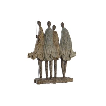 DKD Home Decor Dekorativna figura DKD Home Decor Afričanka iz umetne smole večbarvna (33,5 x 14,5 x 41 cm)