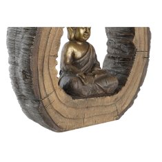 DKD Home Decor Dekorativna figura DKD Home Decor 40 x 13 x 40 cm Zlato rjava Buda Oriental (2 enoti)