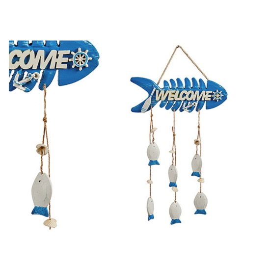 BigBuy Viseča dekoracija Fish
