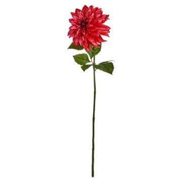 BigBuy Okrasno cvetje Dahlia Fuksija Papir (70 cm)