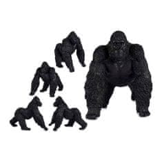Gift Decor Dekorativna figura Gorila Črna smola (30 x 36 x 45 cm)