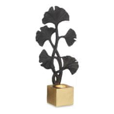 Gift Decor Dekorativna slika Črni cvetovi iz poliresina (7,7 x 36,3 x 16,5 cm)