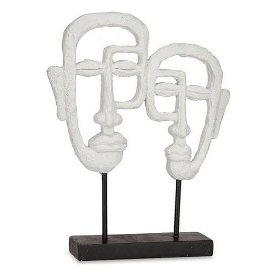Gift Decor Dekorativna figura Obraz Bela Poliresin (27 x 32,5 x 10,5 cm)
