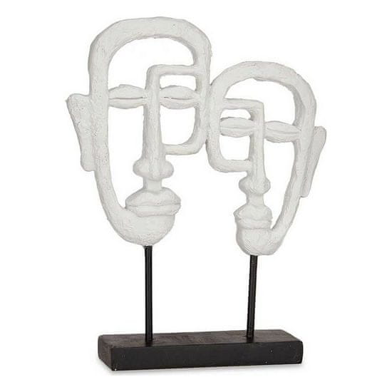 Gift Decor Dekorativna figura Obraz Bela Poliresin (27 x 32,5 x 10,5 cm)