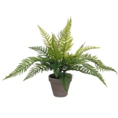 Mica Decorations Okrasne rastlinske dekoracije iz sljude 40 x 11,5 cm Keramični PVC Fern