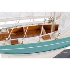 slomart barco dkd home decor 42 x 9 x 62 cm bela zelena
