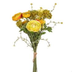 slomart dekorativno cvetje oranžna 20 x 20 x 50 cm