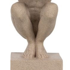 slomart okrasna figura kremna 50 x 16 x 34 cm
