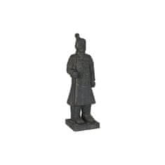 slomart okrasna figura home esprit siva orientalsko vojskovalec 37 x 36 x 120 cm