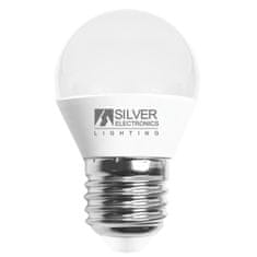 BigBuy LED svetilka Silver Electronics ESFERICA PEQUE 6 W 3000K 550 lm bela