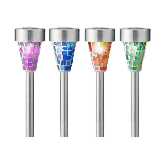 Lumineo Vrtna svetilka Lumineo Solar Multicolor 39 cm