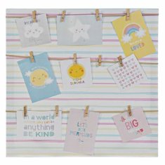 DKD Home Decor Foto okvir DKD Home Decor Sunshine Multicolor Canvas Baby 50 x 2 x 50 cm