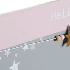 DKD Home Decor Fotografski okvir s sponkami DKD Home Decor Hello Lovely MDF Wood Stars 40 x 1 x 24 cm