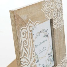DKD Home Decor Foto okvir DKD Home Decor Brown Wood Plastic Mango les Indijanec 20 x 2 x 25,5 cm