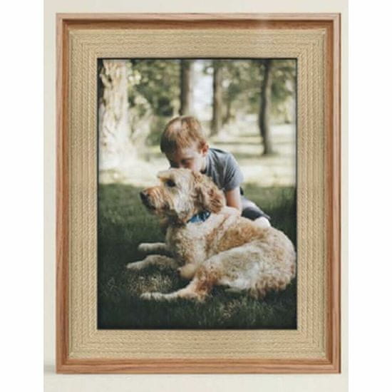 DKD Home Decor Okvir za fotografije DKD Home Decor Naravni les Plastika MDF Les 26,5 x 2 x 32 cm