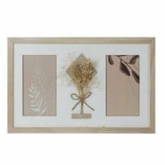 DKD Home Decor Foto okvir DKD Home Decor 39 x 1,2 x 22 cm Crystal Natural White Shabby Chic
