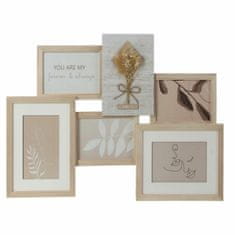 DKD Home Decor Foto okvir DKD Home Decor 54 x 2,4 x 36,7 cm Crystal Natural Shabby Chic