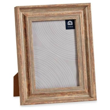 Gift Decor Foto okvir Baker 19 x 2 x 24 cm Kristalni les Rjava plastika