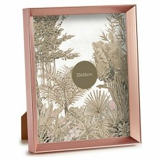 Gift Decor Foto okvir Pink Copper Plastic Glass (22,3 x 3,5 x 27,3 cm) (6 enot)