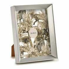 Gift Decor Foto okvir Silver Plastic Glass (15,2 x 3,5 x 20,2 cm) (6 enot)