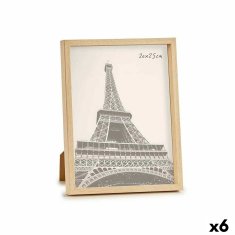 Gift Decor Foto okvir Rjava plastika (21,7 x 2 x 26,7 cm) (6 enot)