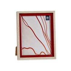 Gift Decor Fotoramček Kristal Rdeči les Rjava plastika (24 x 2 x 29 cm) (6 enot)