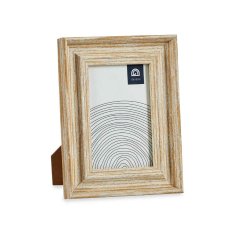 Gift Decor Foto okvir Crystal Golden Wood Brown Plastic (16,2 x 2 x 21 cm) (6 enot)