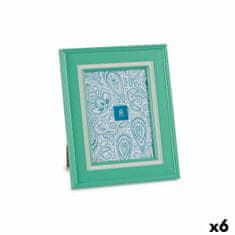 Gift Decor Foto okvir Kristalno zelena plastika (23 x 28 x 2 cm) (6 enot)