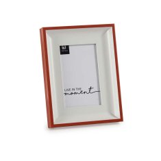 NEW Okvir za fotografije Kristal Rdeča Bela Plastika (2,5 x 21 x 16 cm) (6 kosov)