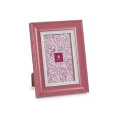 Gift Decor Okvir za fotografije Kristalno roza plastika (6 enot) (2 x 21 x 16 cm)