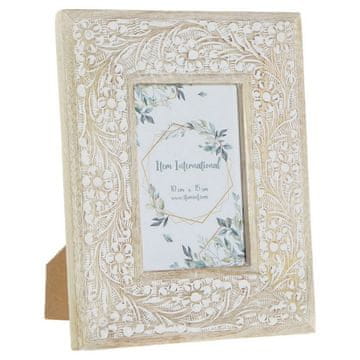 DKD Home Decor Foto okvir DKD Home Decor Les Plastika Mango les Rjava Indijanec 20 x 2 x 25 cm