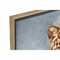 DKD Home Decor Slika DKD Home Decor Leopard (74 x 3 x 97 cm)