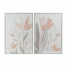 DKD Home Decor Slika DKD Home Decor 62,2 x 3,5 x 90 cm Rože Shabby Chic (2 enoti)