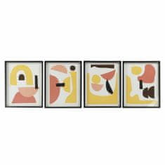 DKD Home Decor Slika DKD Home Decor 40 x 2,5 x 50 cm Abstraktna skandinavska (4 kosi)