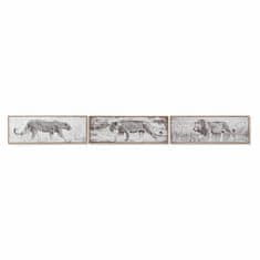 DKD Home Decor Slika DKD Home Decor 92,5 x 3,5 x 32 cm Kolonialna džungla (3 kosi)