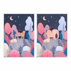 DKD Home Decor Slika DKD Home Decor 53 x 4,3 x 73 cm Drevesa Skandinavski (2 enoti)