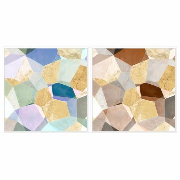 DKD Home Decor Slika DKD Home Decor 103 x 4,5 x 103 cm Abstract Modern (2 enoti)