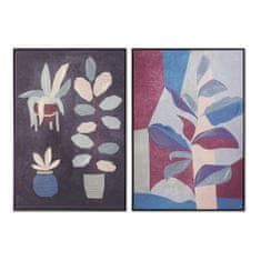 DKD Home Decor Slika DKD Home Decor 83 x 4,5 x 123 cm Rože Moderno (2 enoti)