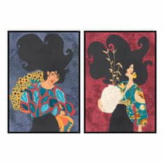 DKD Home Decor Slika DKD Home Decor Lady 53 x 4,3 x 73 cm Moderno (2 enoti)