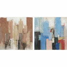 DKD Home Decor Slika DKD Home Decor 100 x 2,4 x 100 cm Abstract Modern (2 enoti)
