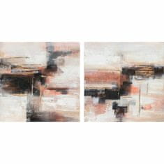 DKD Home Decor Slika DKD Home Decor 90 x 2,4 x 90 cm Abstract Modern (2 enoti)