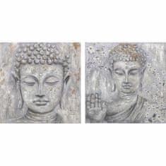 DKD Home Decor Slika DKD Home Decor 100 x 2,4 x 100 cm Buda Oriental (2 enoti)